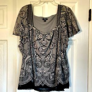 Apt9 short sleeve blouse